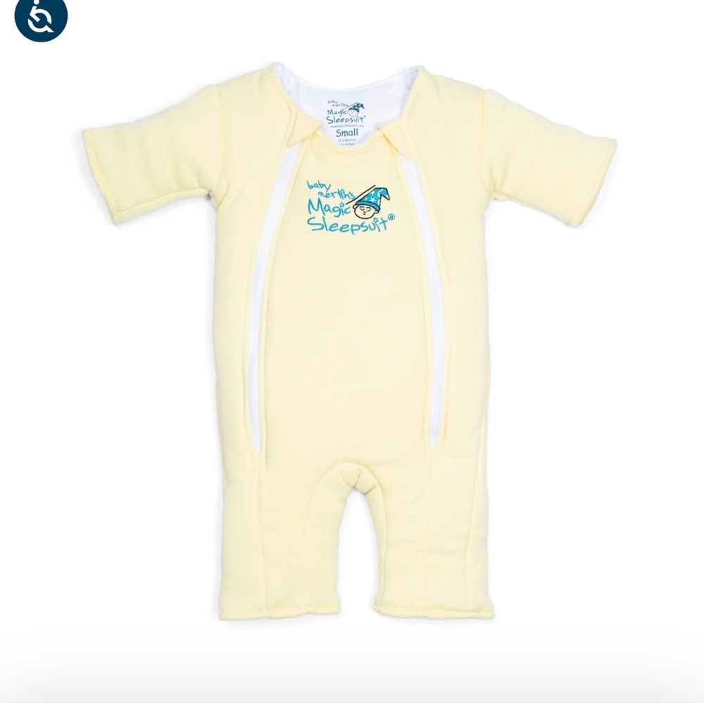 Baby Merlin Sleep Suit- 3-6 Months Yellow